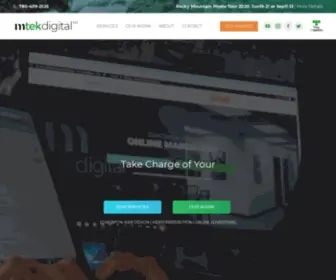 Mtekdigital.ca(Mtek Digital) Screenshot