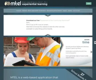 Mtel.ca(Management Tool for Experiential Learning) Screenshot