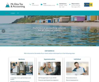 Mtelizatax.com.au(Mount Eliza Tax) Screenshot
