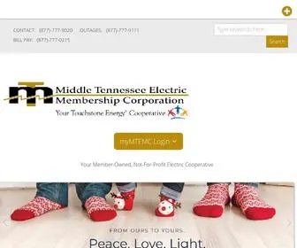 Mtemc.com(Middle Tennessee Electric) Screenshot