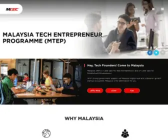 Mtep.my(Malaysia Tech Entrepreneur Programme) Screenshot