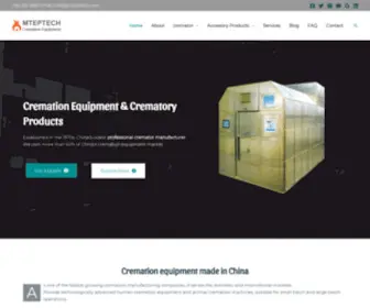 Mteptech.com(Crematorium equipment suppliers) Screenshot