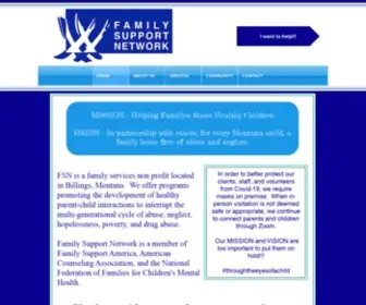 Mtfamilysupport.org(FamilySupportNetwork, Billings, MT, United States) Screenshot