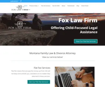 Mtfoxlaw.com(Family Lawyer & Divorce Attorney in Kalispell MT) Screenshot