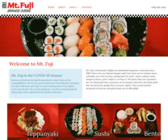 Mtfuji.ca(Edmonton Japanese Restaurant) Screenshot