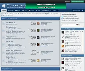 MTG-Forum.de(Magic-Forum über das TCG Magic) Screenshot