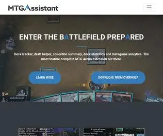 Mtgaassistant.net(MTGA Assistant) Screenshot