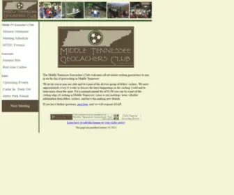 MTGC.org(Middle Tennessee Geocachers Club) Screenshot