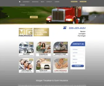 Mtginsurance.com(Morgan Trevathan & Gunn Insurance) Screenshot