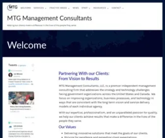 MTGMC.com(Helping our clients make a difference in the lives of the people they serve) Screenshot