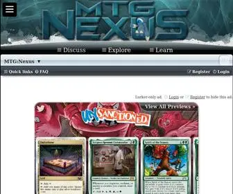 MTgnexus.com(MTGNexus) Screenshot