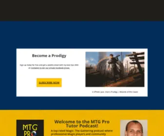 MTGprotutor.com(MTG Pro Tutor) Screenshot