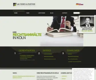 MTH-Partner.de(MTH Rechtsanwälte Köln) Screenshot