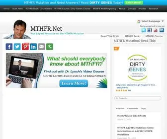 MTHFR.net(Your Expert Resource on the MTHFR Mutation) Screenshot