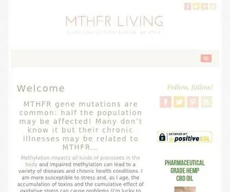 MTHFrliving.com(MTHFR Living) Screenshot
