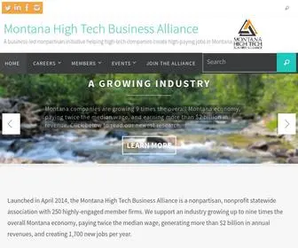 Mthightech.org(Montana High Tech Business Alliance) Screenshot