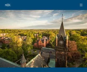 Mtholyoke.edu(Mount Holyoke College) Screenshot