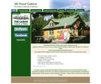 Mthoodcabins.com(Mt Hood Cabins) Screenshot