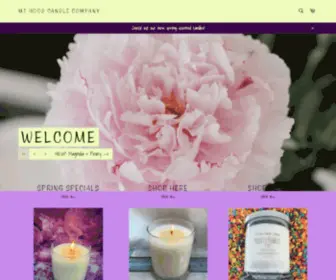 Mthoodcandleco.com(Mt Hood Candle Company) Screenshot