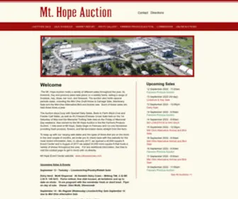 Mthopeauction.com(Mt Hope Auction) Screenshot