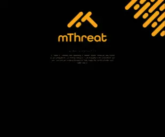 MThreat.com(MThreat Intelligence and Research) Screenshot