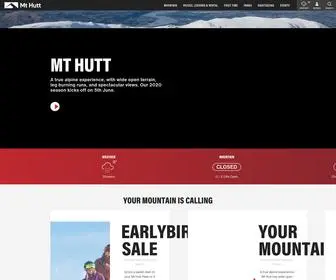 Mthutt.co.nz(Mt Hutt Ski Area) Screenshot