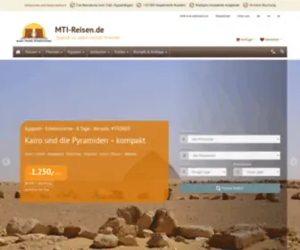 Mti-Reisen.de(Kulturreisen nach Ägypten) Screenshot