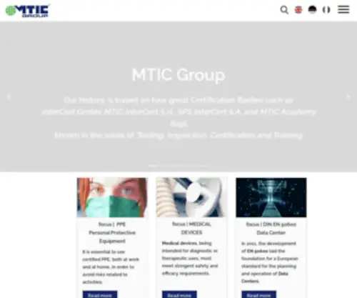 Mtic-Group.org(Mtic Group) Screenshot