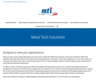 Mtigasket.com(Metal Tech Industries) Screenshot