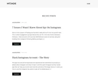 Mtjade.org(Mtjade) Screenshot