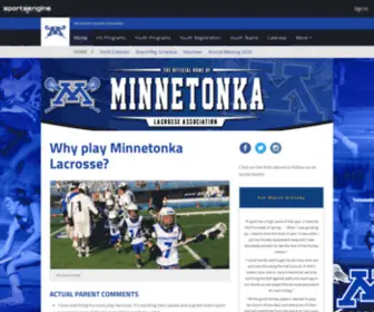 Mtkalax.org(Minnetonka Lacrosse Association) Screenshot