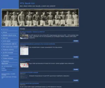 MTKcsalad.hu(MTK Brüll Alfréd Egyesület) Screenshot