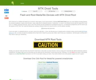 MTKdroidtools.com(MTK android root tool supports flashing any MediaTek CPU powered mobiles. MTK droid tool) Screenshot