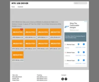 Mtkusballdriver.com(Download the Official MTK USB ALL Driver) Screenshot