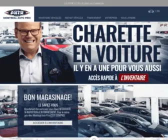 Mtlautoprix.com(Montréal Auto Prix) Screenshot