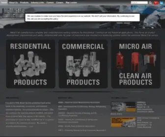 MTlfab.com(Metal-Fab Residential Commercial Venting Products) Screenshot