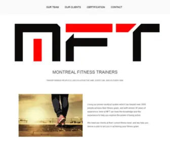 MTlfitnesstrainers.com(Montreal Fitness Trainers) Screenshot