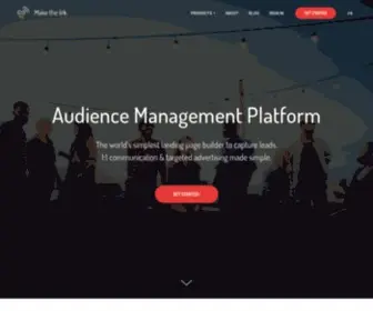 MTL.fm(Make The Link • Audience Management Platform) Screenshot