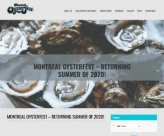 Mtloysterfest.com(Montreal OysterFest) Screenshot