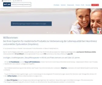 MTM-Med.com(Willkommen) Screenshot