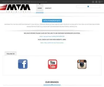 MTM-Powersports.com(MTM POWERSPORTS is the exclusive distributor and retailer for Can) Screenshot