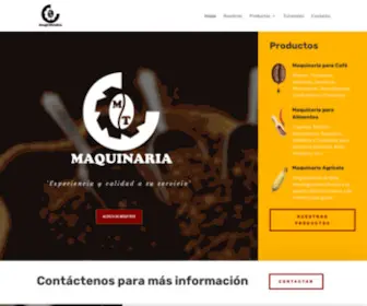 Mtmaquinaria.com(Maquinaria industrial para café) Screenshot