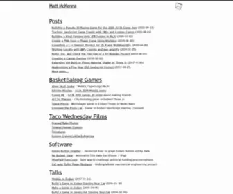 MTMckenna.com(Matt McKenna) Screenshot