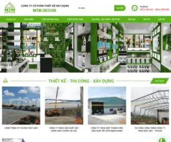 MTmdecor.net(DỊCH VỤ THIẾT KẾ QUÁN CAFE ĐẸP NHÁT) Screenshot