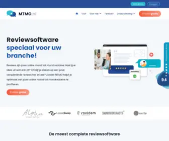 Mtmo.nl(De meest complete reviewsoftware voor zakelijke dienstverleners) Screenshot