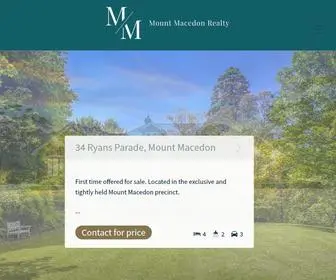 MTMR.com.au(Real Estate Agent Mount Macedon) Screenshot