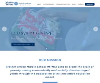 MTMSchoolregina.com(Mother Teresa Middle School) Screenshot