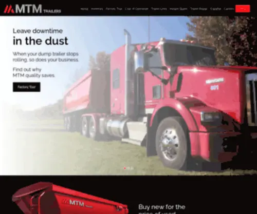 MTMtrailers.com(Best Quality Semi Dump Trailers) Screenshot