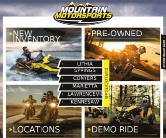 MTN-Motorsportsga.com(Mountain Motorsports) Screenshot