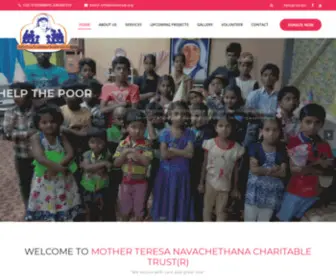 MTNCtrust.org(Mother Teresa Navachethana Charitable Trust) Screenshot